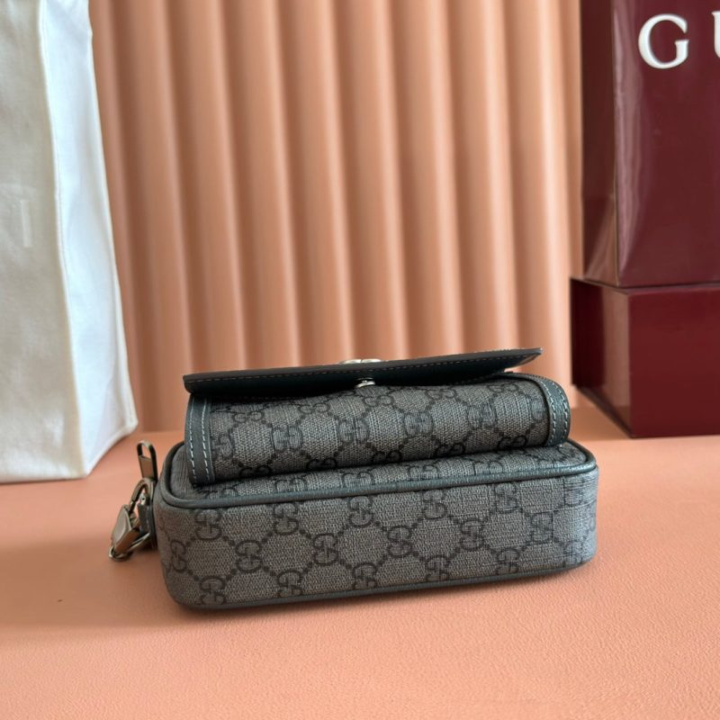 img_89648692_20251023_i1761209474_6101_5.jpg_1 Gucci Ophidia Mini Handbag Gray Canvas Leather 272066