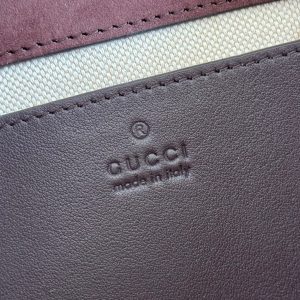 GG Marmont Medium Shoulder Bag Dark Brown Suede 272098