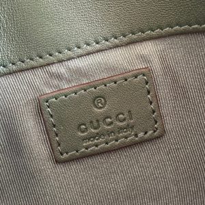 Gucci Marmont Bag 17 Dark Green Lambskin Gold Hardware 271791