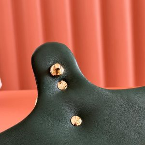 Gucci Marmont Bag 22 Dark Green Lambskin Gold Hardware 271792