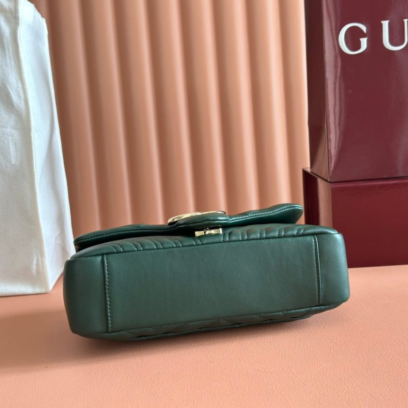 img_89648692_20251028_i1761644395_7664_8_jpg Gucci Marmont Bag 26 Dark Green Lambskin Gold Hardware 271793