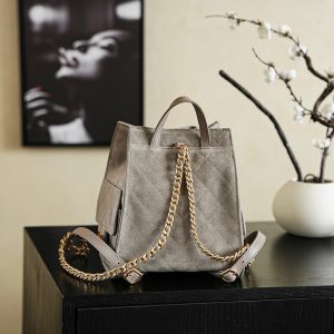 CC 2025 Backpack Matte Grey Suede 299657