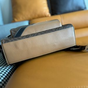 FendiI 44 MINI BACKPACK IN CAMEL BROWN MONOGRAM JACQUARD FABRIC AND CALFSKIN