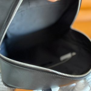 img_9e3257fd_20231201_i1701407910_1291_7_jpg FendiI 44 MINI BACKPACK IN BLACK MONOGRAM JACQUARD FABRIC AND CALFSKIN