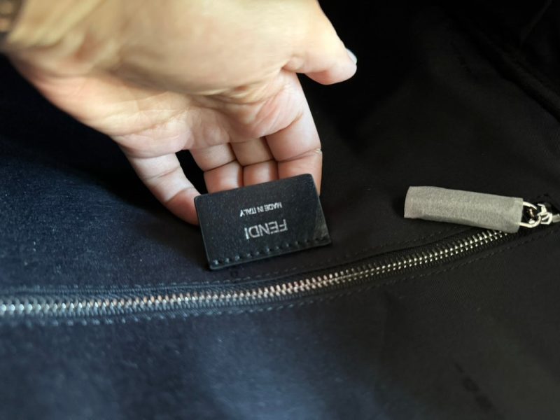 img_9e3257fd_20231201_i1701407910_4474_8_jpg FendiI 44 MINI BACKPACK IN BLACK MONOGRAM JACQUARD FABRIC AND CALFSKIN