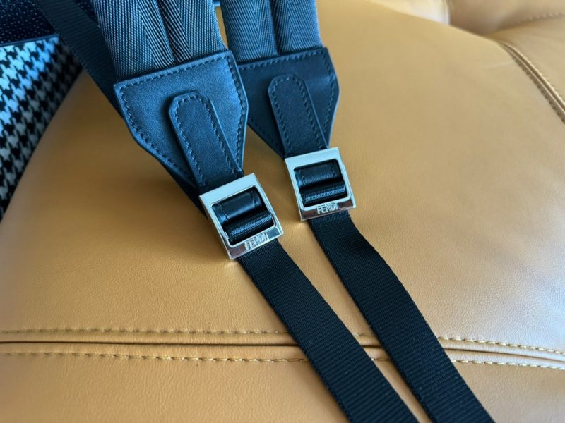 img_9e3257fd_20231201_i1701407910_6924_4_jpg FendiI 44 MINI BACKPACK IN BLACK MONOGRAM JACQUARD FABRIC AND CALFSKIN