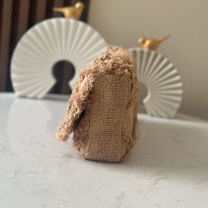 img_a5af95f4_20250403_i1743670716029_2584_0_1_jpg CC Nature Flap Bag 27cm Beige Tweed 275480