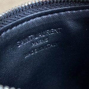 YSL Zip Card Case Cowhide