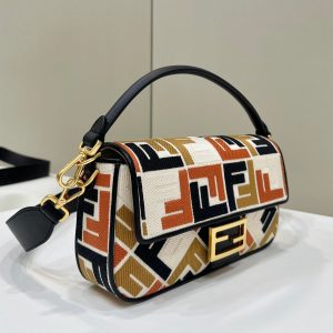 img_b04fa415_20240425_i1714034044_3605_1_jpg BAGUETTE CANVAS 27 BAG WITH MULTICOLOUR EMBROIDERY GOLD HARDWARE