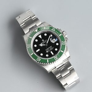 Rolex Submariner 41mm Silver Green Black Dial
