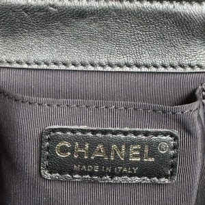 duma backpack 22cm black lambskin light gold hardware