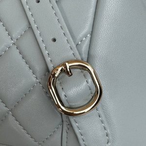 duma backpack 18cm turquoise blue lambskin light gold hardware