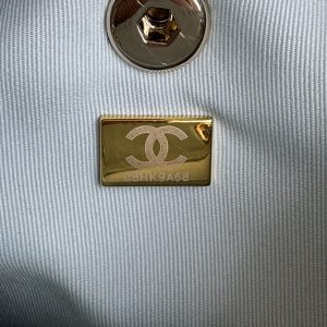 duma backpack 18cm turquoise blue lambskin light gold hardware