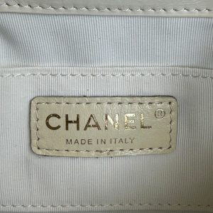 duma backpack 18cm white lambskin light gold hardware