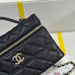 img_b885826e_20250110_i1736507486402_120_0_3_jpg CC 25C Vanity Case 19.5cm Black Calfskin Silver Hardware 243640