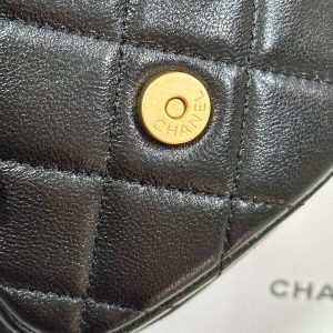 img_b885826e_20250117_i1737117676985_3624_0_3_jpg CC 25C Backpack 24.3cm Black Genuine Lambskin Gold Hardware243672