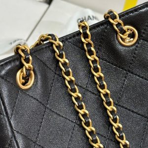 img_b885826e_20250117_i1737117677220_3342_0_7_jpg CC 25C Backpack 24.3cm Black Genuine Lambskin Gold Hardware243672