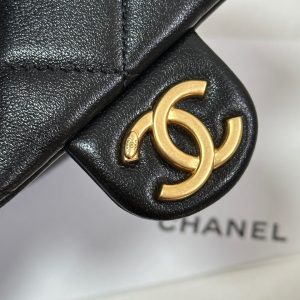 img_b885826e_20250117_i1737117678793_8535_0_2_jpg CC 25C Backpack 24.3cm Black Genuine Lambskin Gold Hardware243672