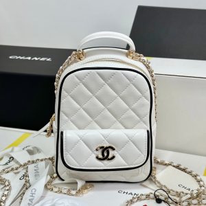 img_b885826e_20250324_i1742814837457_703_0_0_jpg CC 25P Mini Backpack 18 White Black Lambskin Gold Hardware 243521