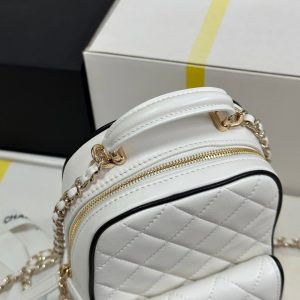 img_b885826e_20250324_i1742814837471_5185_0_2_jpg CC 25P Mini Backpack 18 White Black Lambskin Gold Hardware 243521