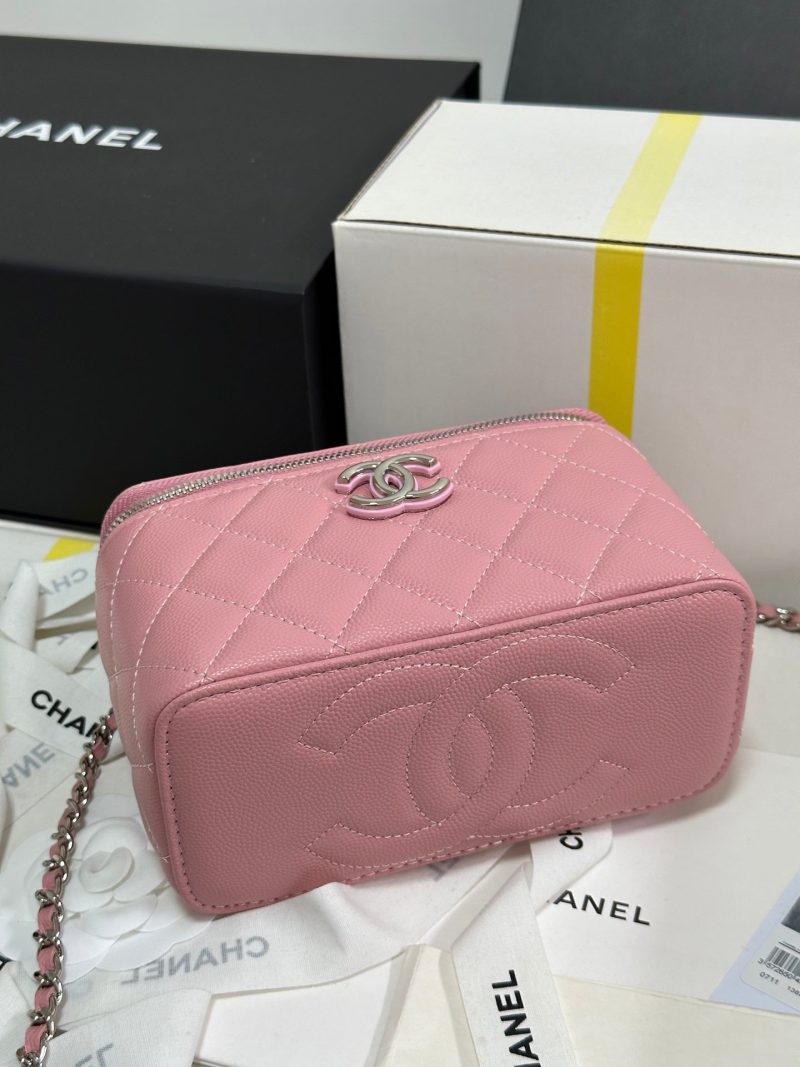 img_b885826e_20250328_i1743136498275_8750_0_8_jpg CC 25P Vanity Case 17cm Pink Pastel Leather Silver Hardware 243463