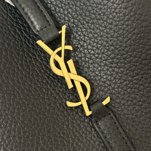 le 5a7 baby 15cm black grained leather