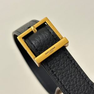 le 5a7 baby 15cm black grained leather