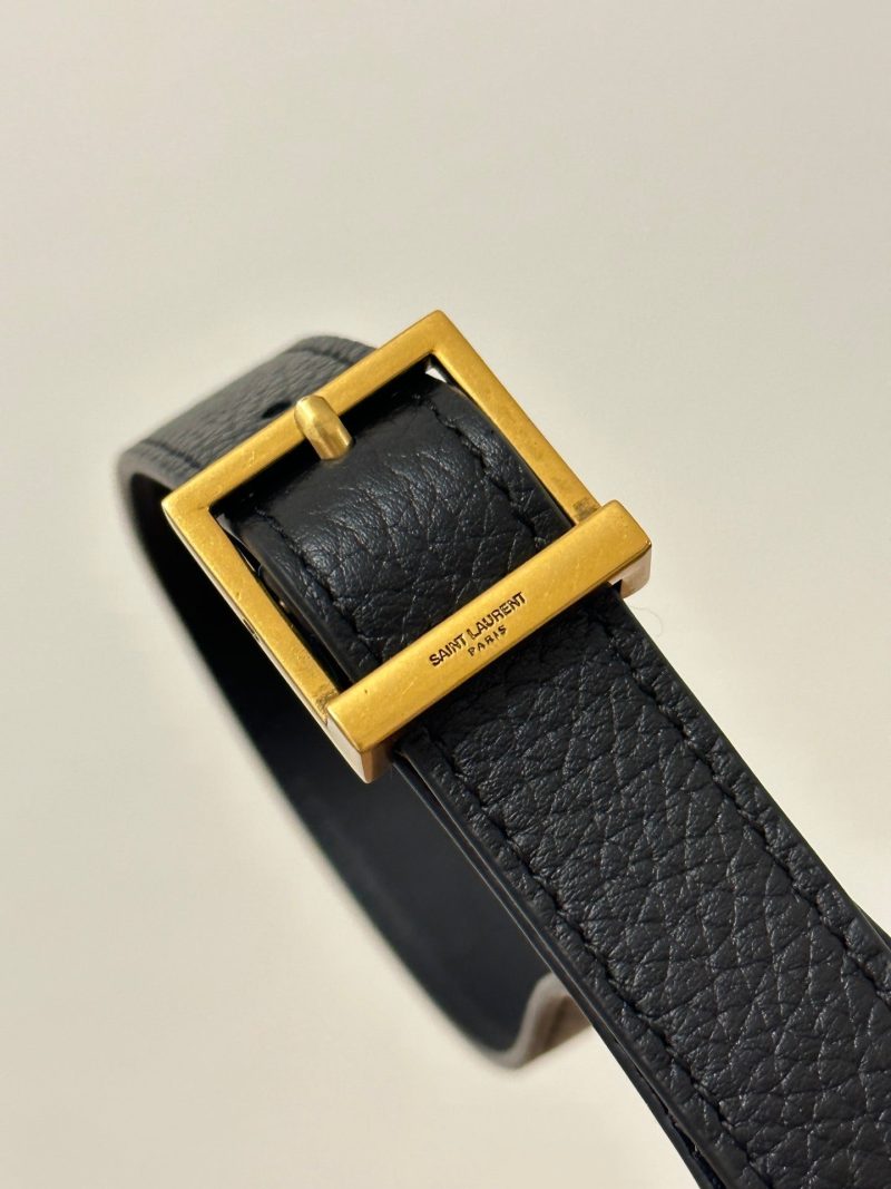 le 5a7 baby 15cm black grained leather