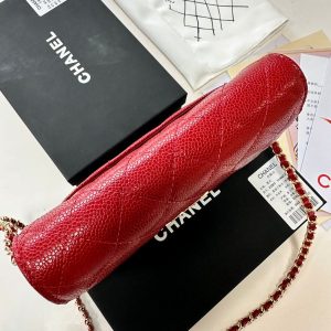 CC WOC Classic Fortune Bag 19cm Red Caviar Leather