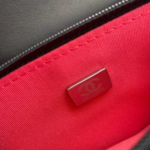 CC 19 Woc 19cm Black Calfskin SIlver Hardware