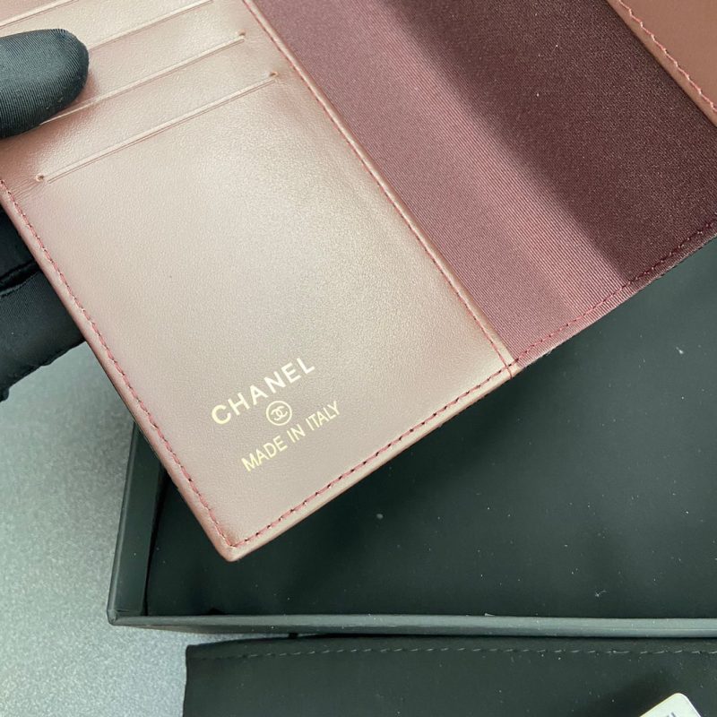 CC Passport Holder Black Caviar GHW  234689