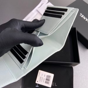 CC 82288 Classic Flap Wallet Light Blue Caviar GHW 229892