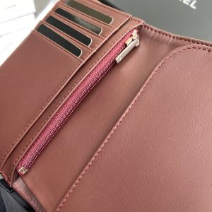 CC 96066 Compact Wallet Black Caviar Sliver Steel 234611