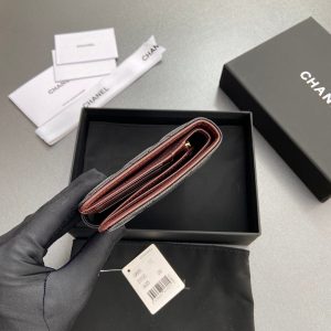 CC 96066 Compact Wallet Black Caviar GHW 234613