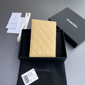 CC Passport Holder Yellow Caviar 234697