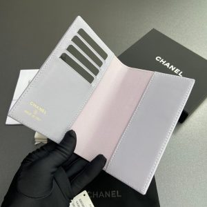 CC Passport Holder Light Purple Caviar 234699