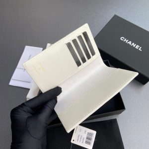 CC Passport Holder White Caviar 234705