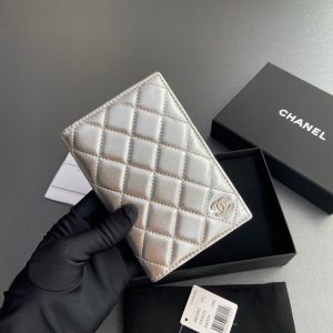 CC Passport Holder Sliver Sheepskin 234709