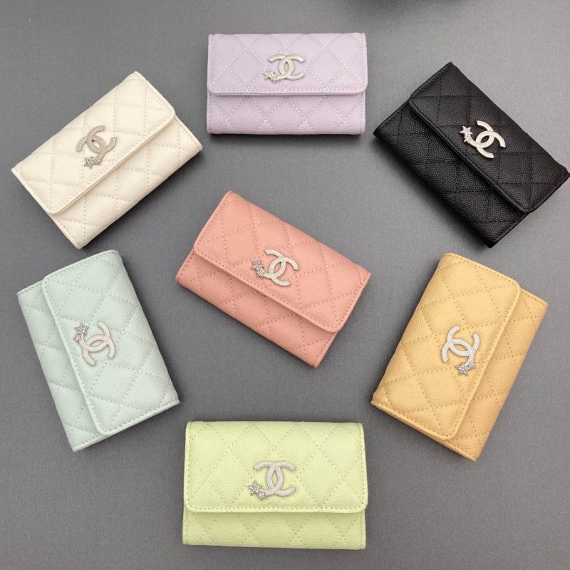 Chanel 25 Wallet With Star Logo 11cm Grained Calfskin 325087