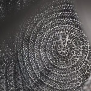 YSL MEDIUM 44CM PANIER BLACK RAFFIA TOTE BAG