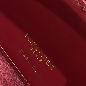 Le 37 Bucket Bag 20cm Red Gold Cowhide