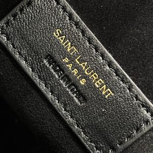 YSL Celia Mini Tote 29cm In Black Smooth Leather