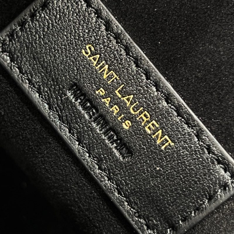 YSL Celia Mini Tote 29cm In Black Smooth Leather