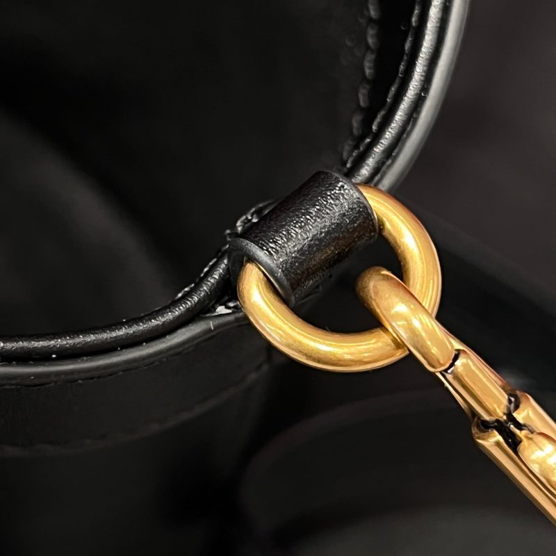 YSL Celia Mini Tote 29cm In Black Smooth Leather