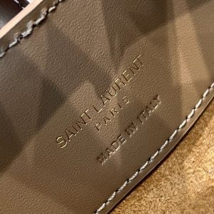 Le 37 Bucket Bag 15cm Beige Gold Cowhide