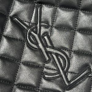 YSL bag 59cm Black Gold Calfskin