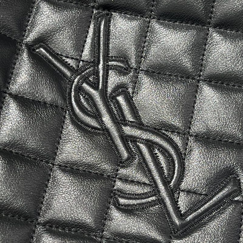 YSL bag 59cm Black Gold Calfskin