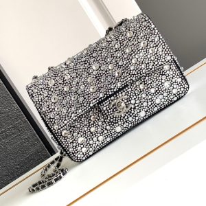 CC 24S Mini Flap Bag 20cm Stone Inlaid
