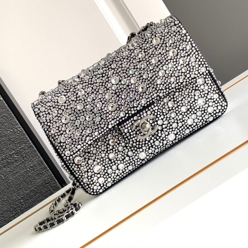CC 24S Mini Flap Bag 20cm Stone Inlaid