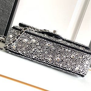 CC 24S Mini Flap Bag 20cm Stone Inlaid